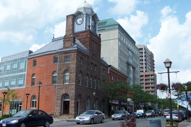 Brampton downtown area
