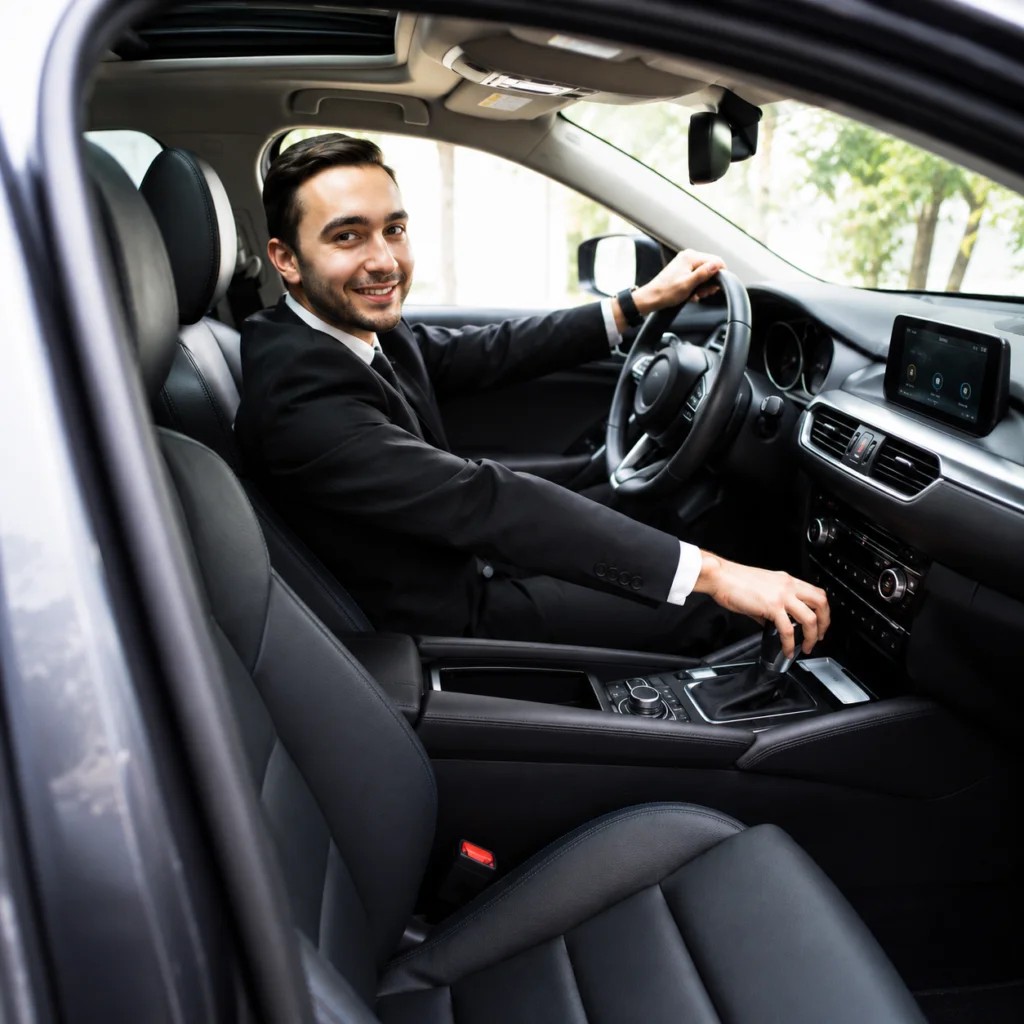 Private black car service in downtown Toronto