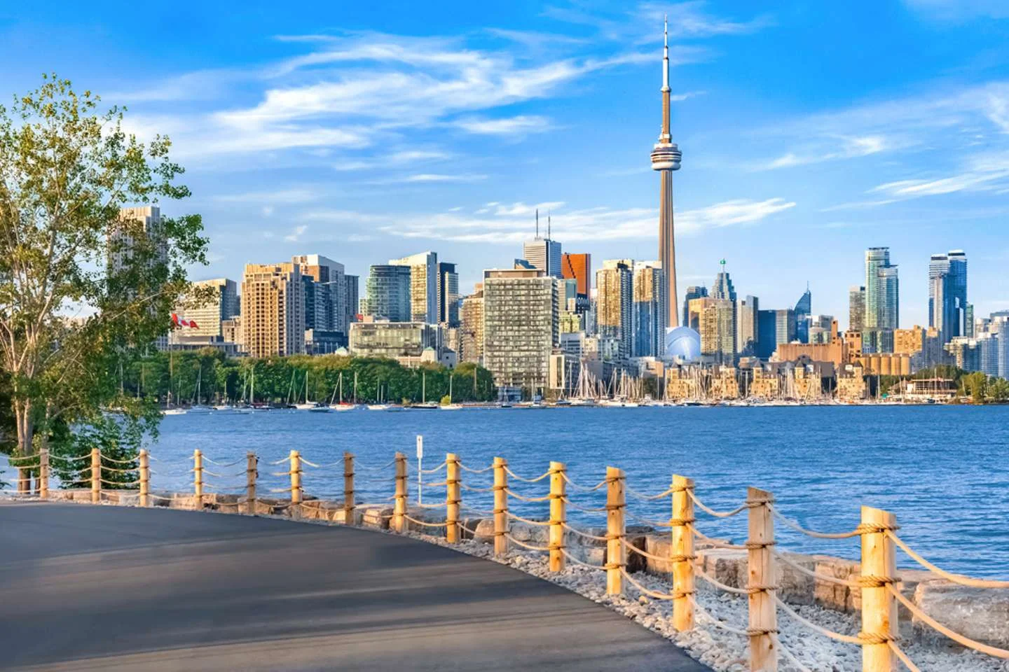 Toronto skyline and downtown streets